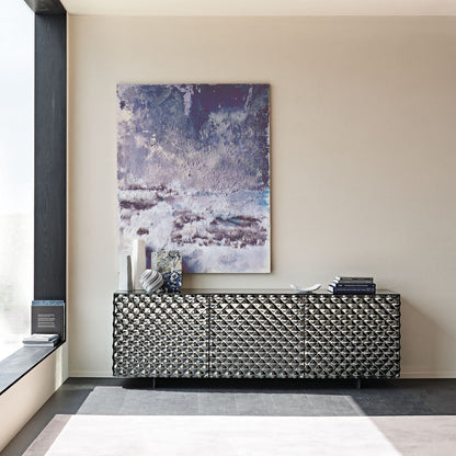 Cattelan Italia Vivaldi - 3 Door Sideboard In Mirrored Glass