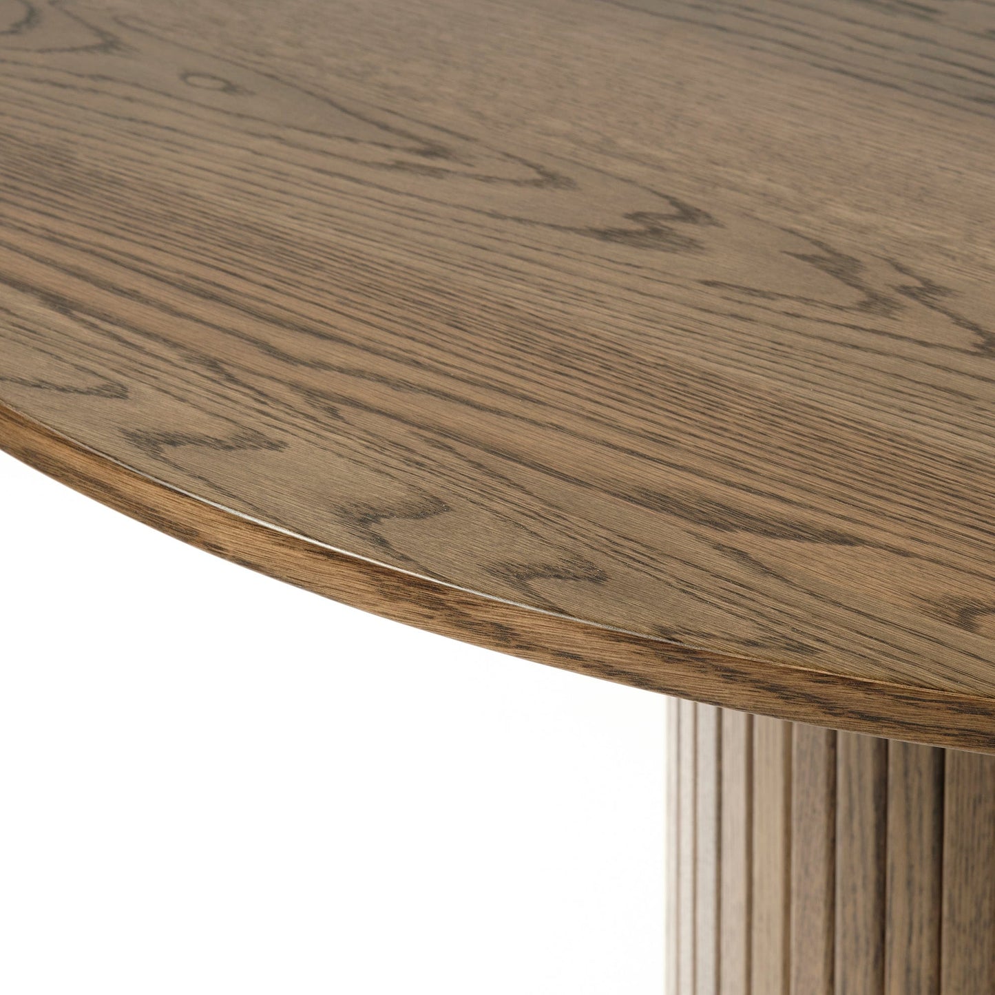 Eden - Round Dining Table, Smoked Oak