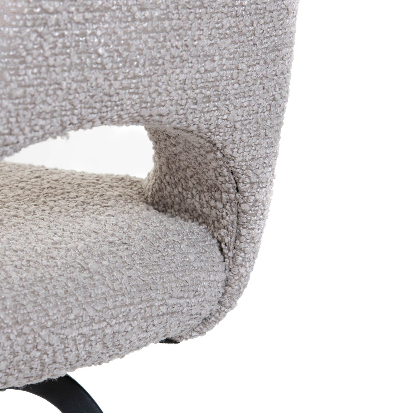Nova - Dining Chair In Boucle Fabric