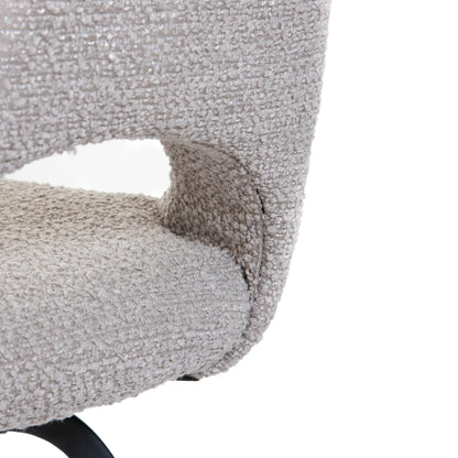 Nova - Dining Chair In Boucle Fabric