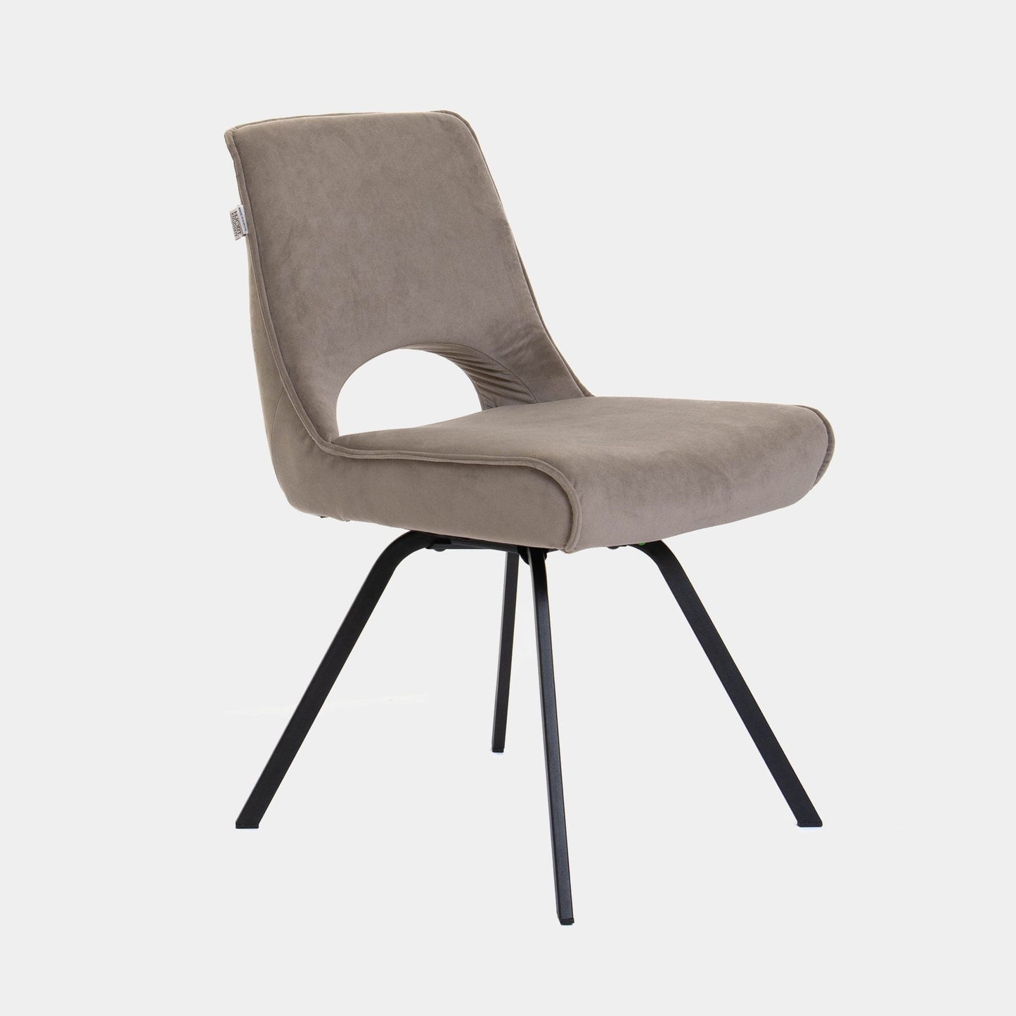 Nova - Swivel Dining Chair In Velvet Fabric