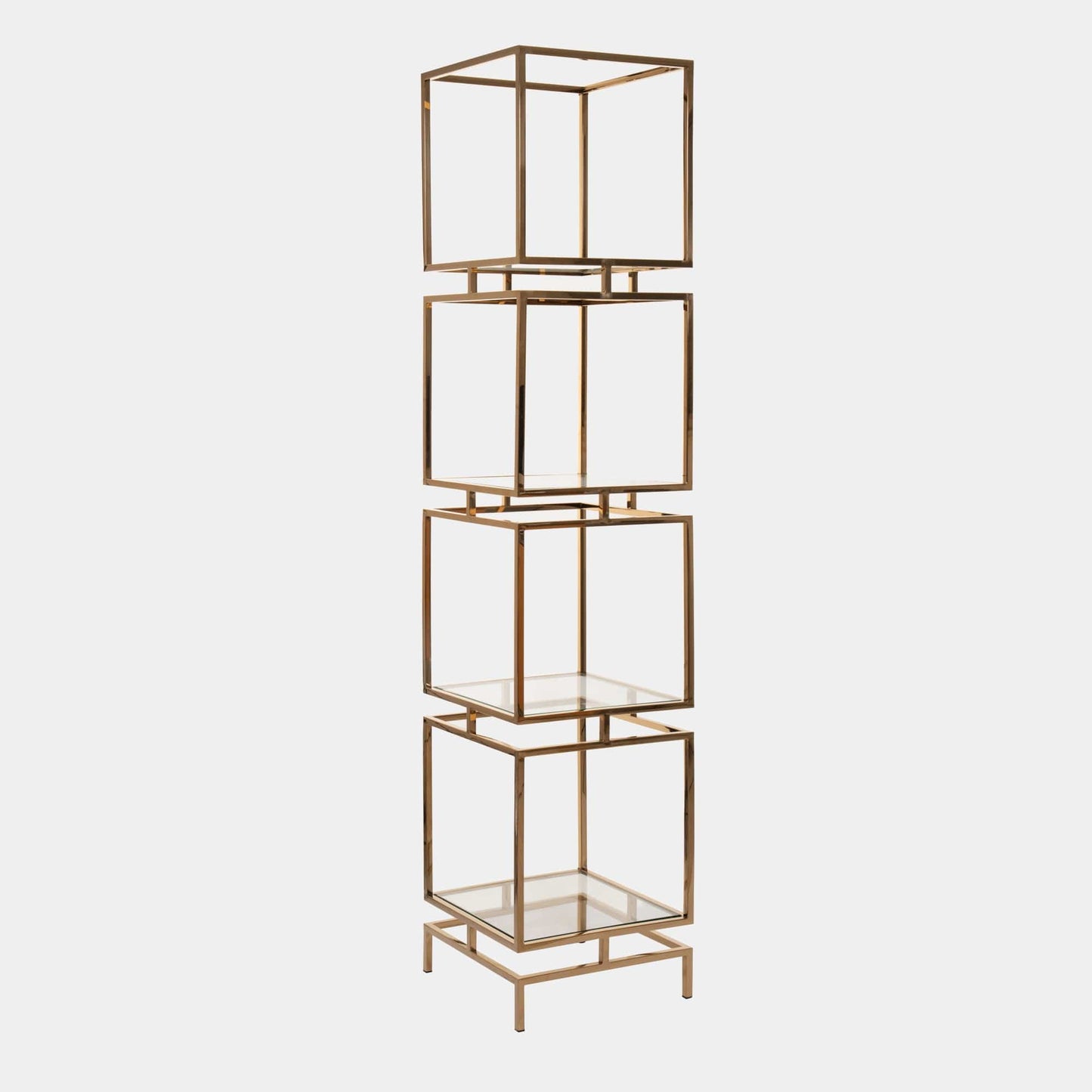 Auric - Display Unit, Glass & Gold Frame