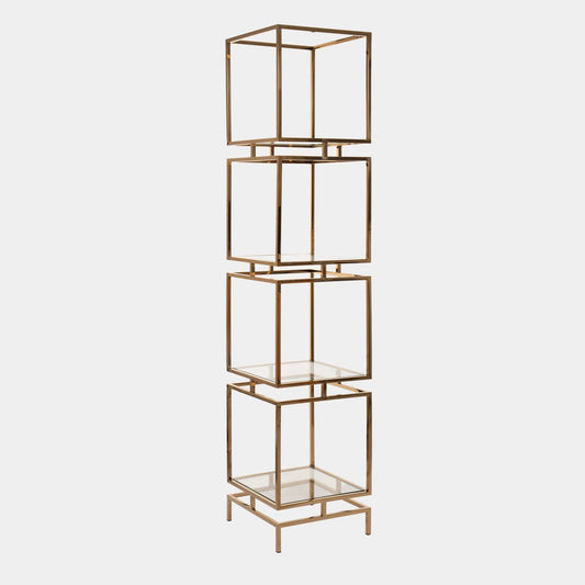 Auric - Display Unit, Glass & Gold Frame