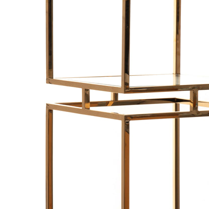 Auric - Display Unit, Glass & Gold Frame