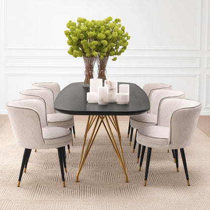 Eichholtz Grenada - Swivel Dining Chair In Fabric