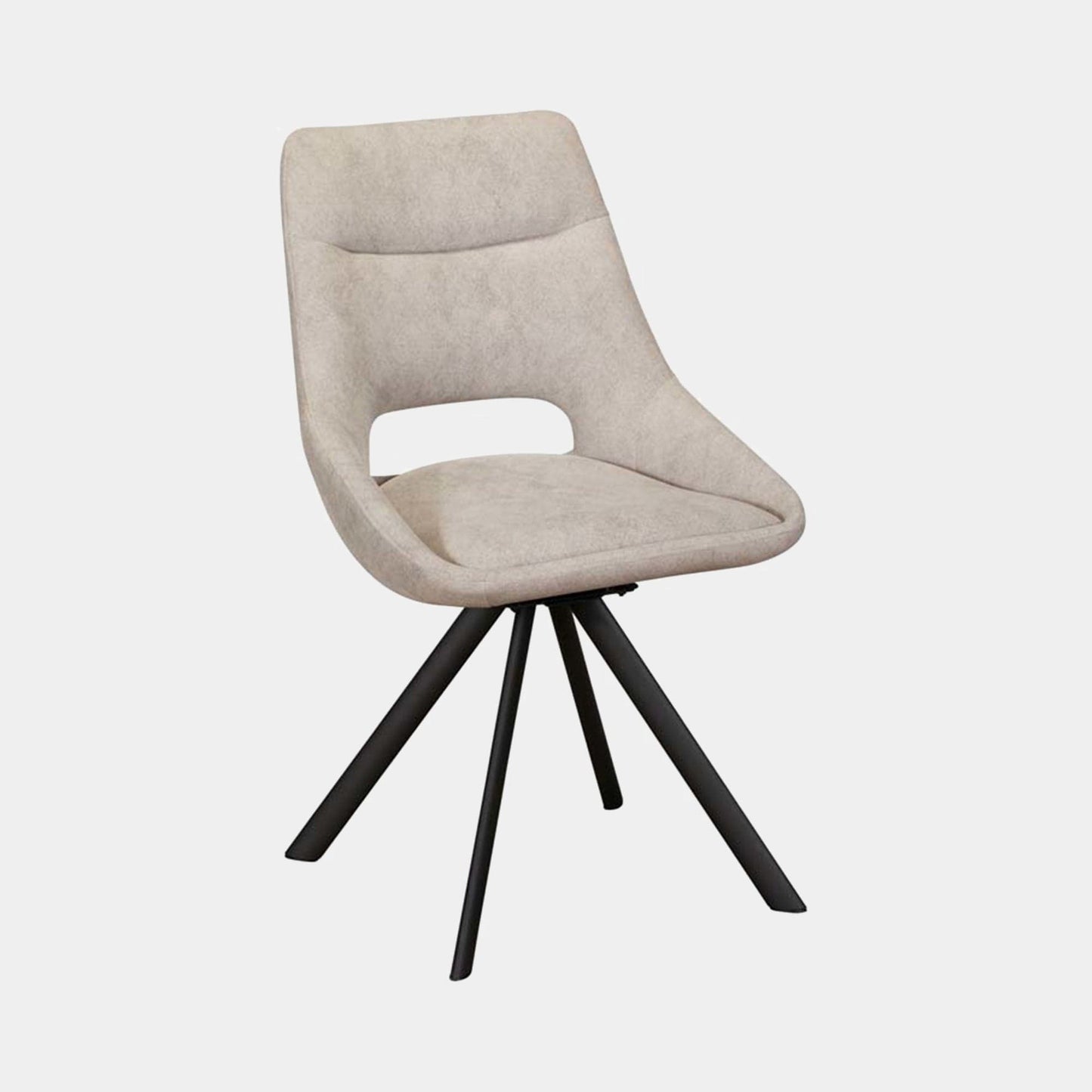 Murphy - Swivel Dining Chair In Fabric