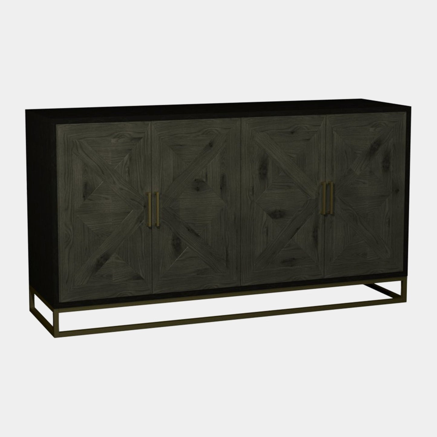 Samson - Wide Sideboard, Fumed Oak