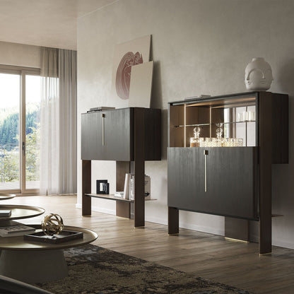 Cattelan Italia Cremona - Bar Unit With Sliding Door