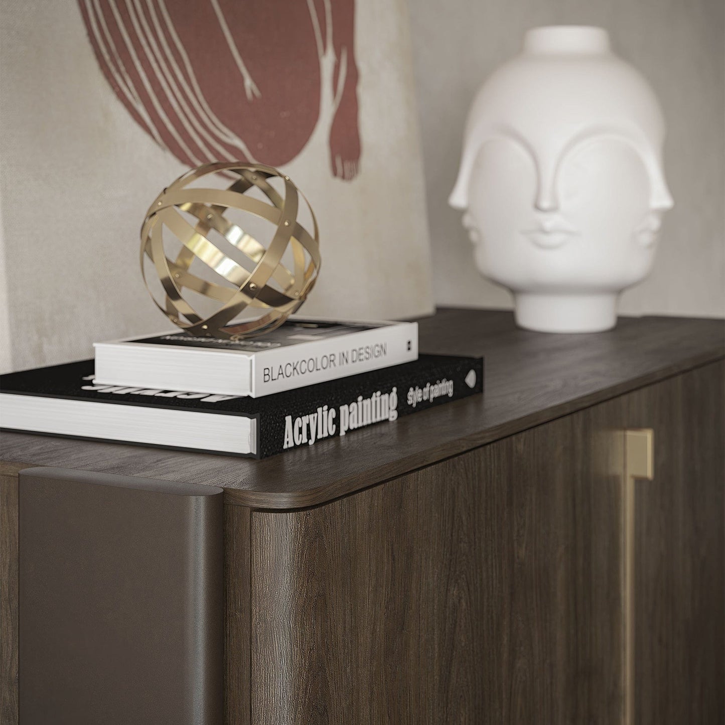 Cattelan Italia Cremona - Bar Unit With Sliding Door