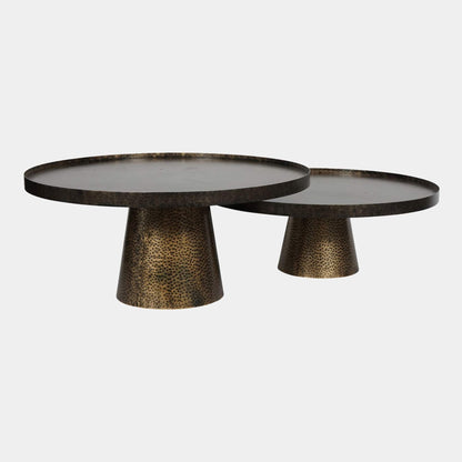 Carmel - Coffee Tables, Antique Gold Set of 2