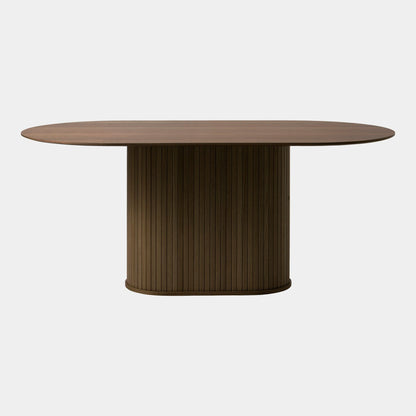 Eden - Oval Dining Table, Smoked Oak