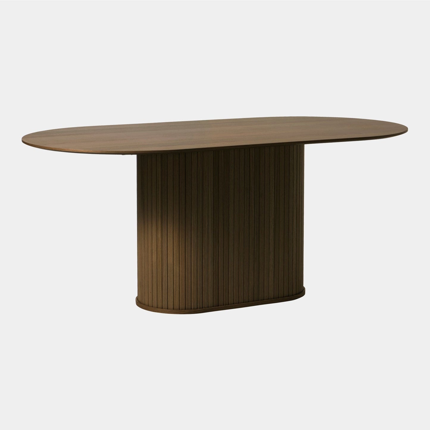 Eden - Oval Dining Table, Smoked Oak