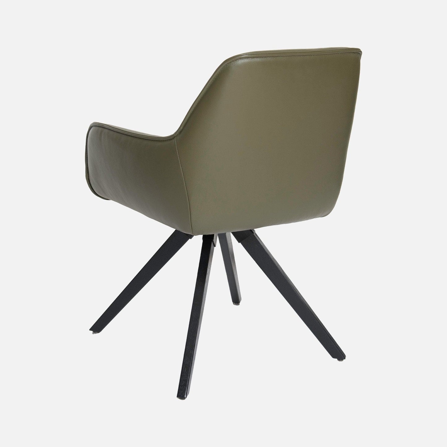 Elara Swivel Chair - In Semi Aniline Leather