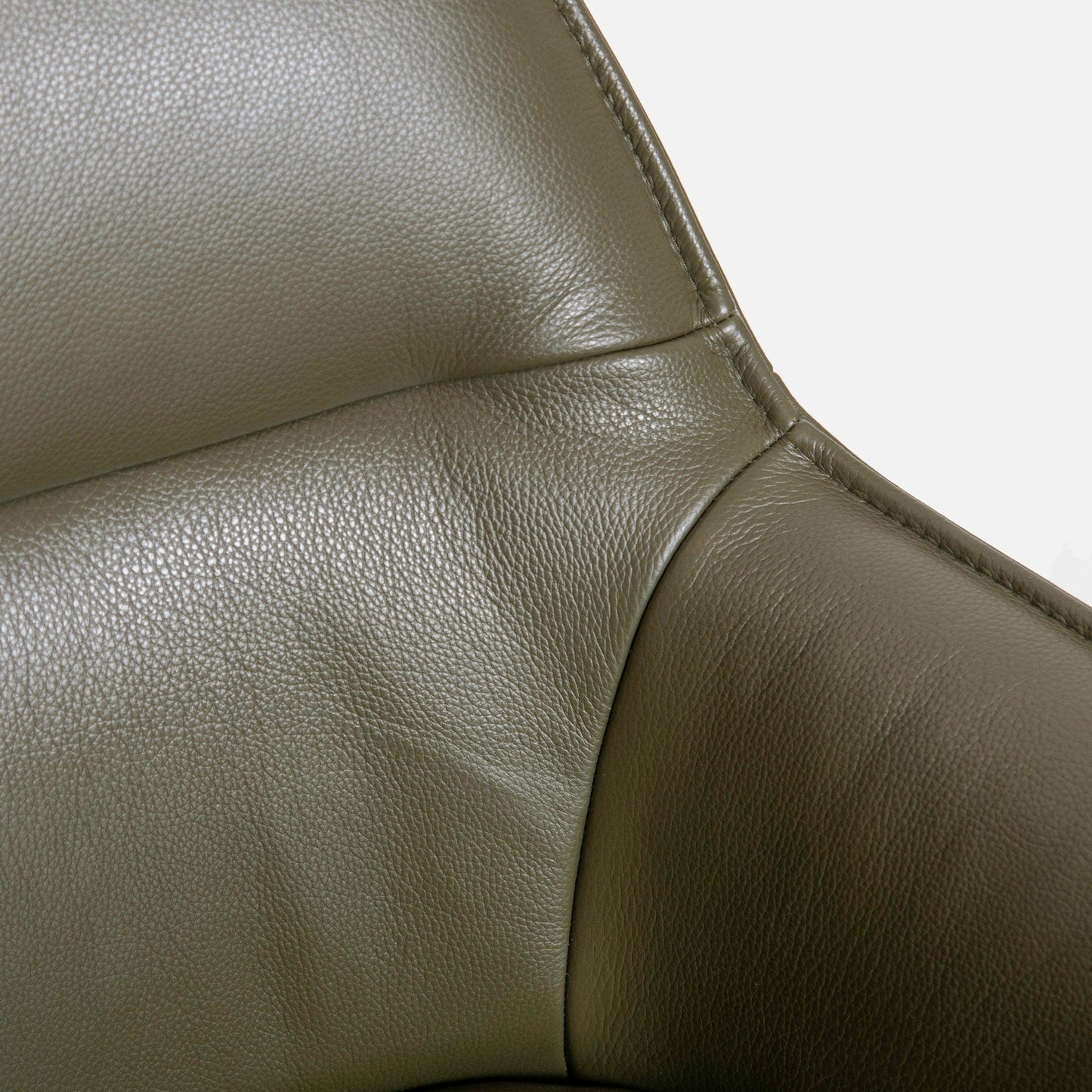 Elara Swivel Chair - In Semi Aniline Leather
