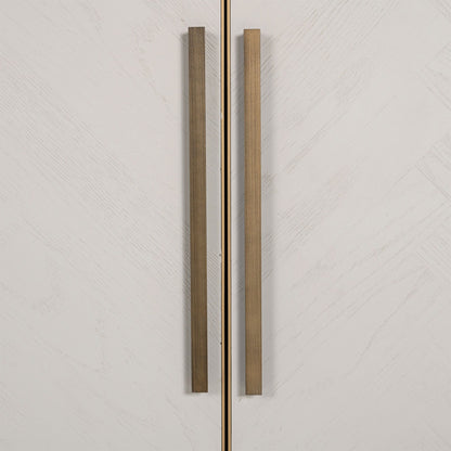 Mirabel - Sideboard, White Oak & Gold Detailing