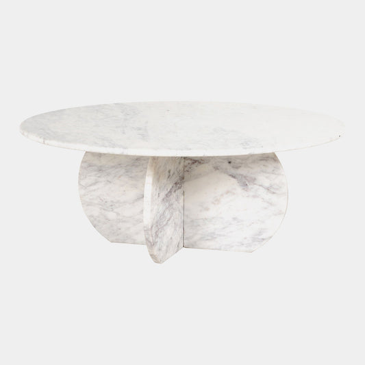 Watson - Coffee Table In Marble Finish 90cm