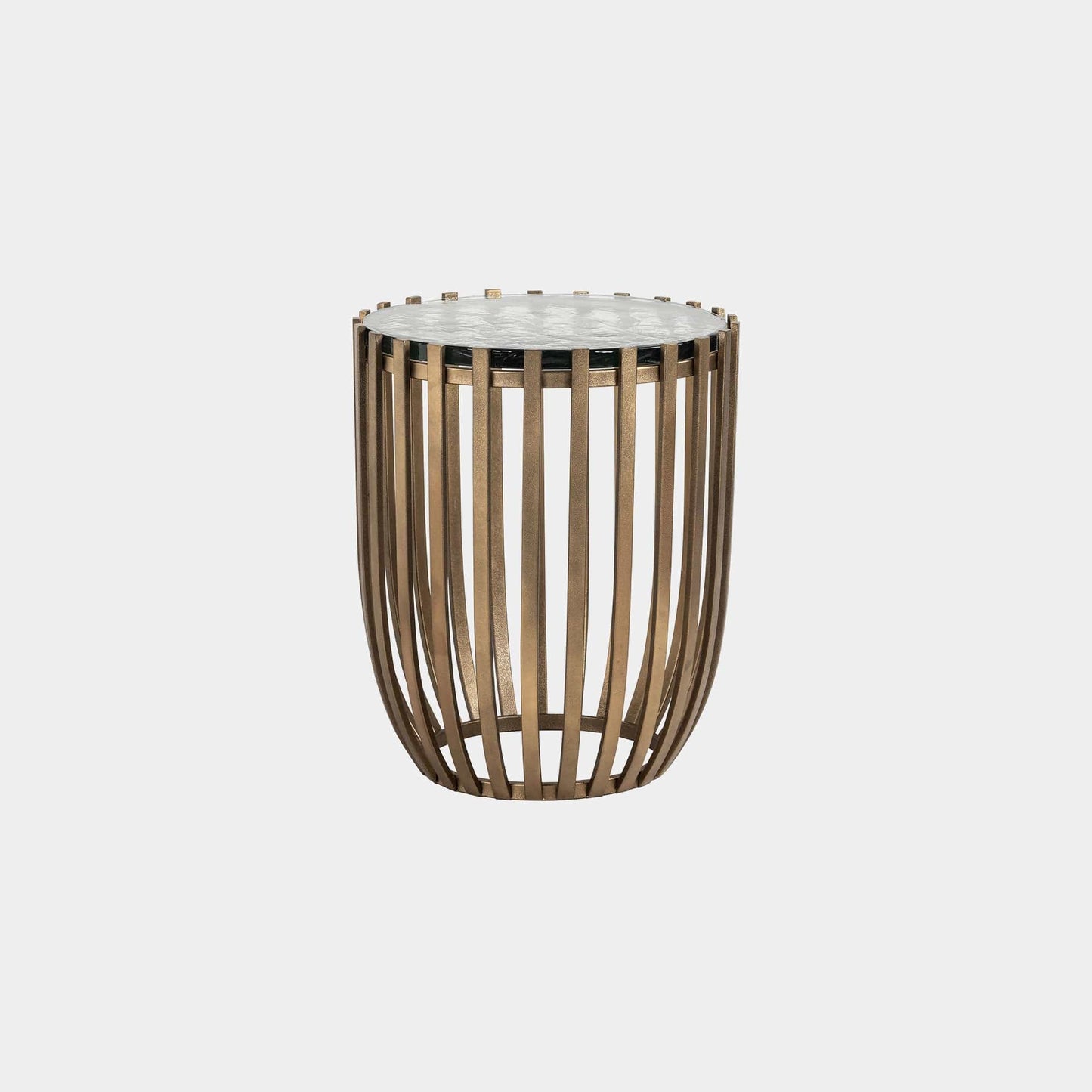 Vantage - Side Table, Bronzed Gold