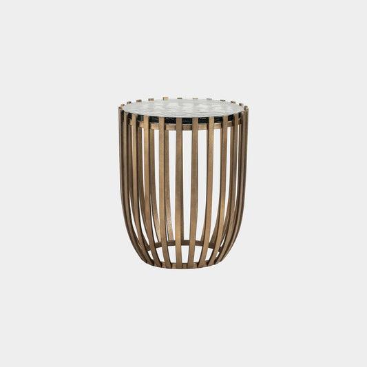 Vantage - Side Table, Bronzed Gold