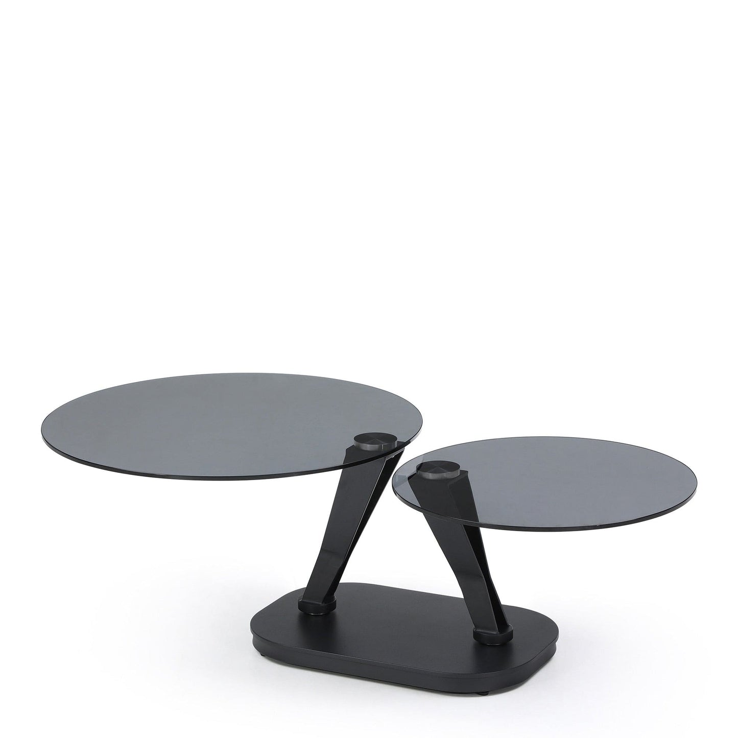 Plato - Swivel Coffee Table Smoked Glass