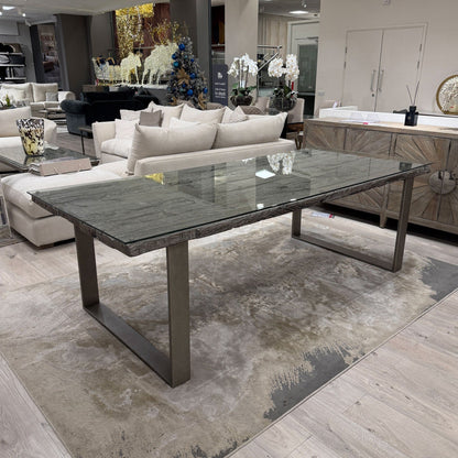 Myrtle - Dining Table Reclaimed Railway Sleeper - Item As Pictured