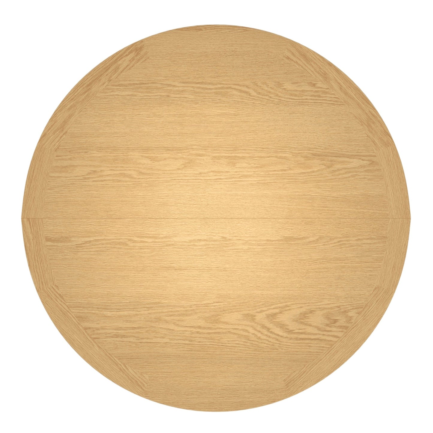 Contour - Round Extending Dining Table, Oak Finish