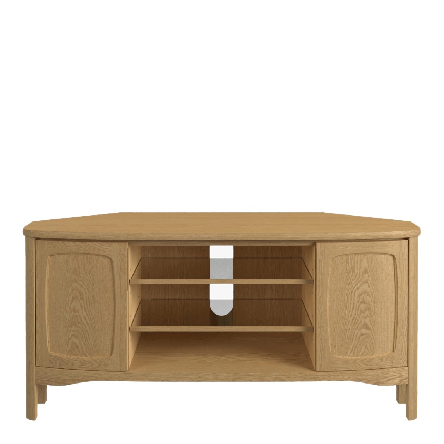 Contour - Natural Oak Corner TV Unit