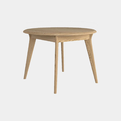 Arden - Round Extending Dining Table, Compact