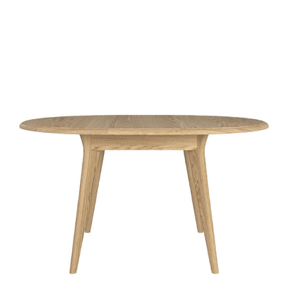 Arden - Round Extending Dining Table, Compact