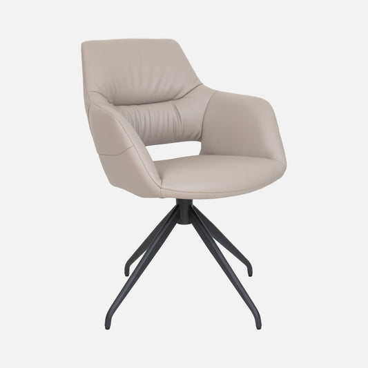 Adana - Swivel Dining Chair In PU Leather