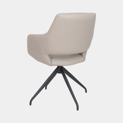 Adana - Swivel Dining Chair In PU Leather
