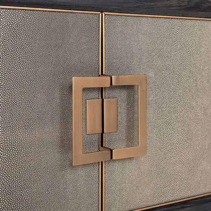 Ridgeville - TV Unit In Shagreen Finish