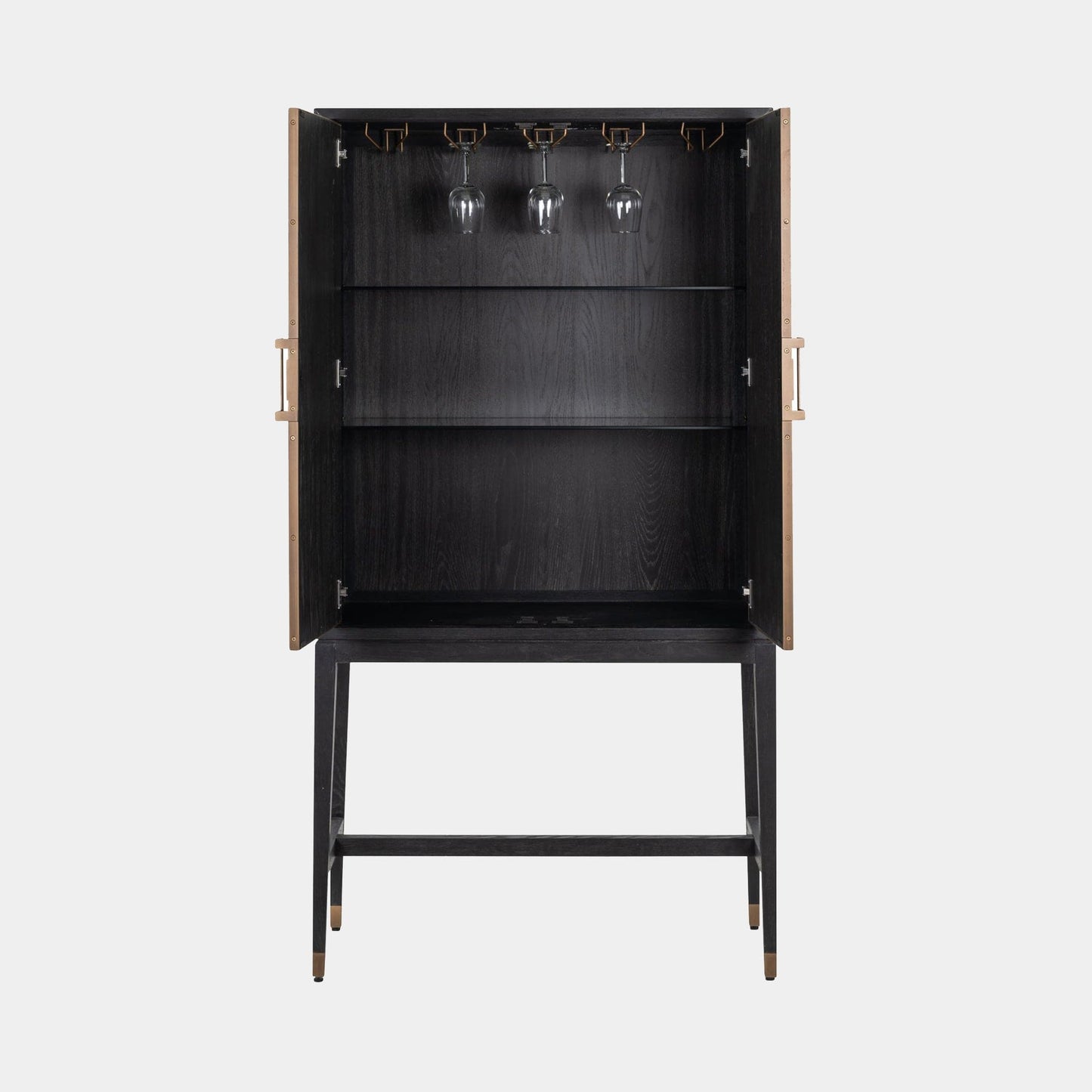 Ridgeville - Bar Cabinet, Shagreen Finish