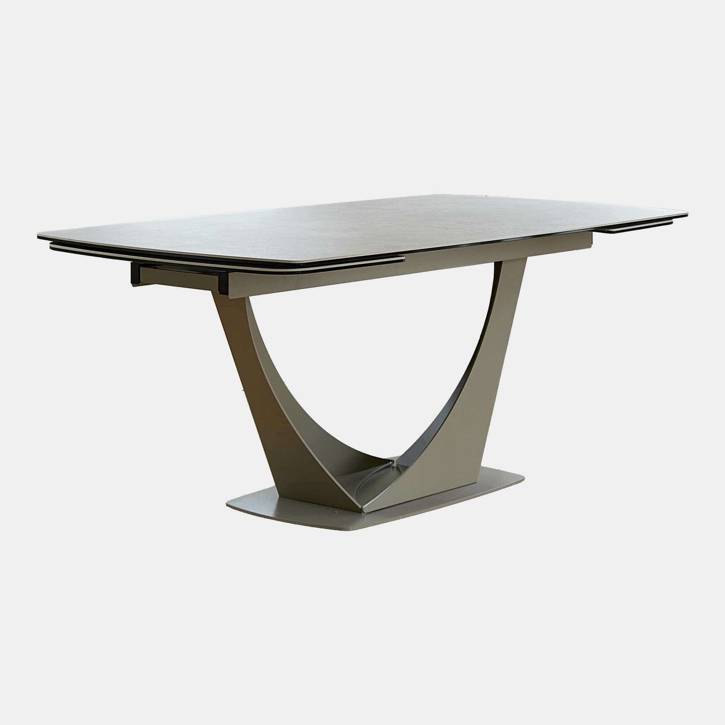 Bari - Extending Dining Table, Beige