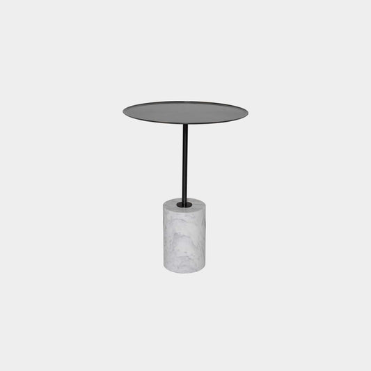 Core - Accent Table In White Marble