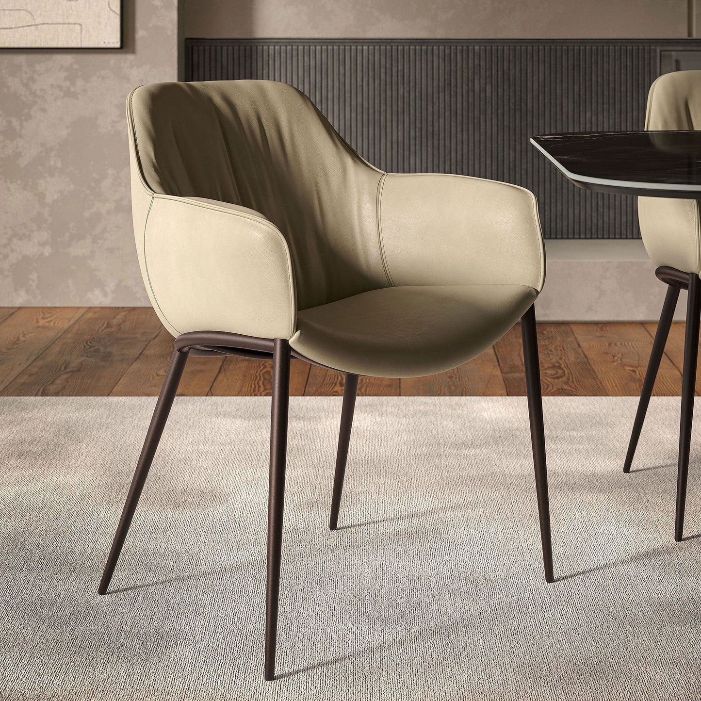 Cattelan Italia Scarlett - Dining Chair In Soft Leather