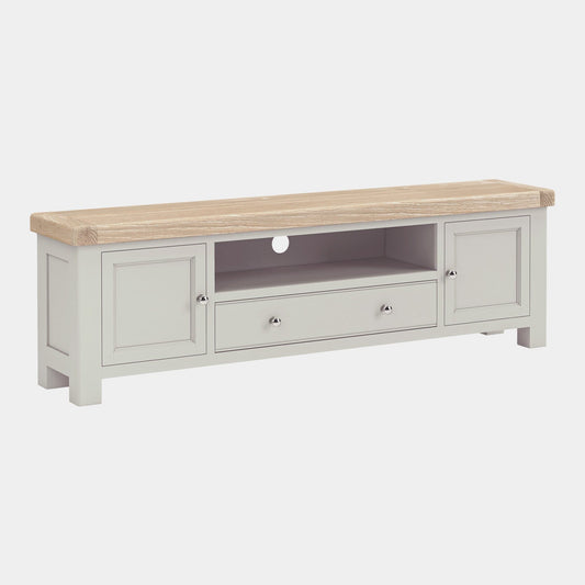 Bantham - Stone Grey TV Unit 190cm