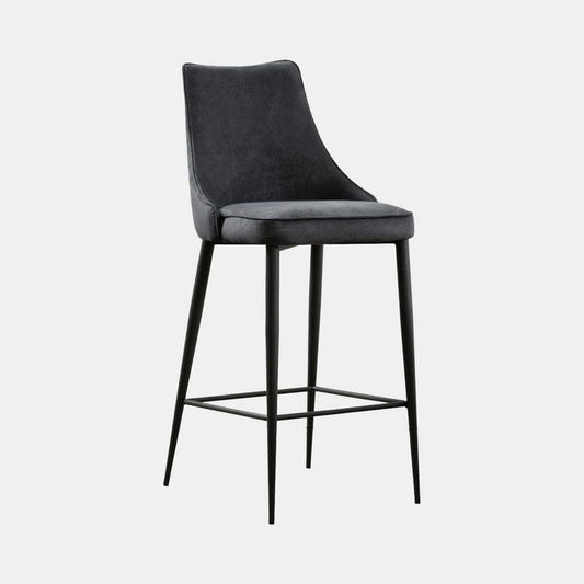 Bontempi Clara - Low Bar Stool In Premium Eco Leather