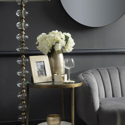 Sorrento - End Table, Antique gold