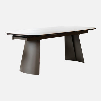 Tosca - Extending Dining Table, Bone White