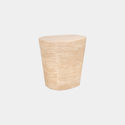 Franklin - End Table, Faux Travertine