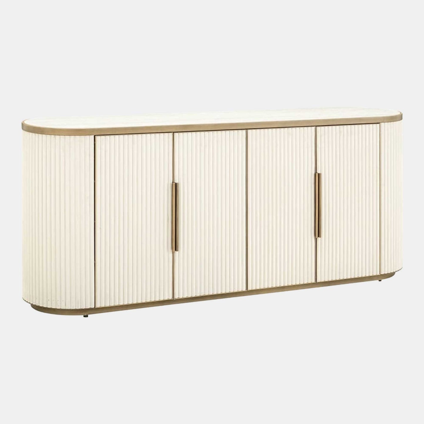 Fairfield - Sideboard, White & Gold
