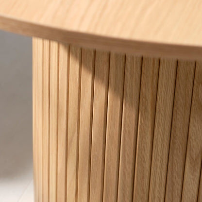 Eden - Round Dining Table, Natural Oak