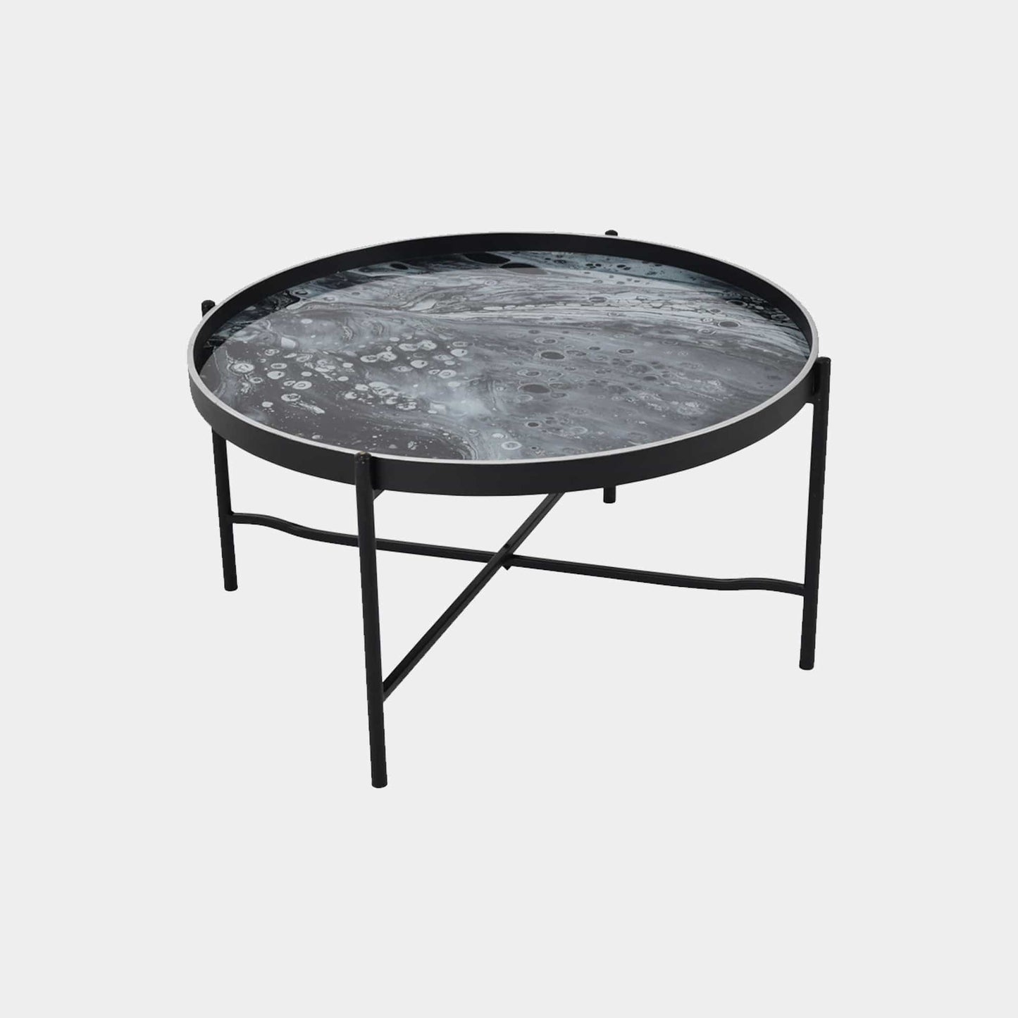 Ruxley - Coffee Tray Table In Black Finish