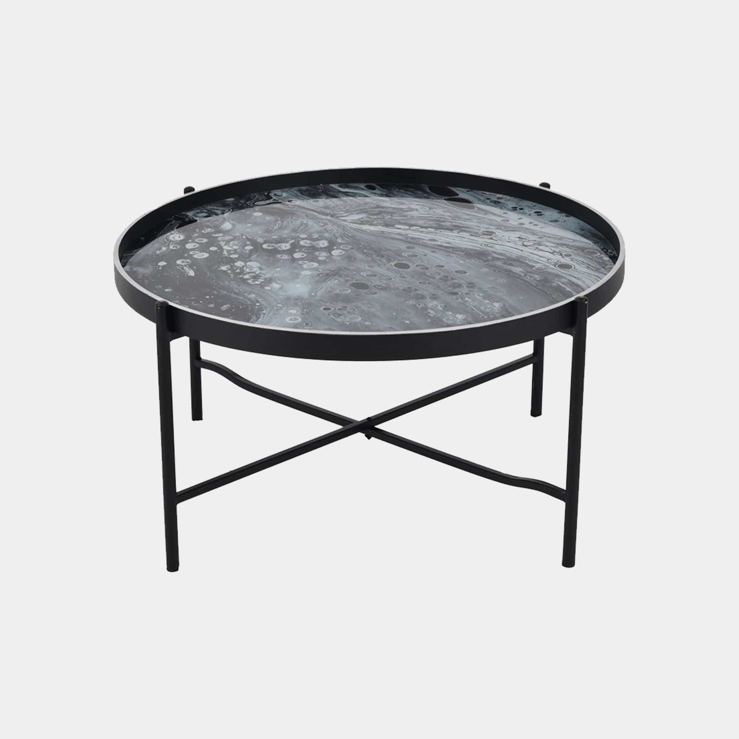 Ruxley - Coffee Tray Table In Black Finish