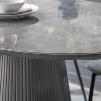 Dario - Dining Table, Stone Grey
