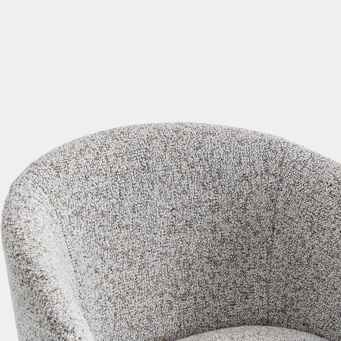 Augusta - Swivel Dining Chair In Fabric With Natural Oak Leg