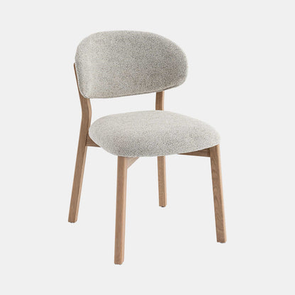 Albany - Dining Chair In Fabric With Natural Oak Legs