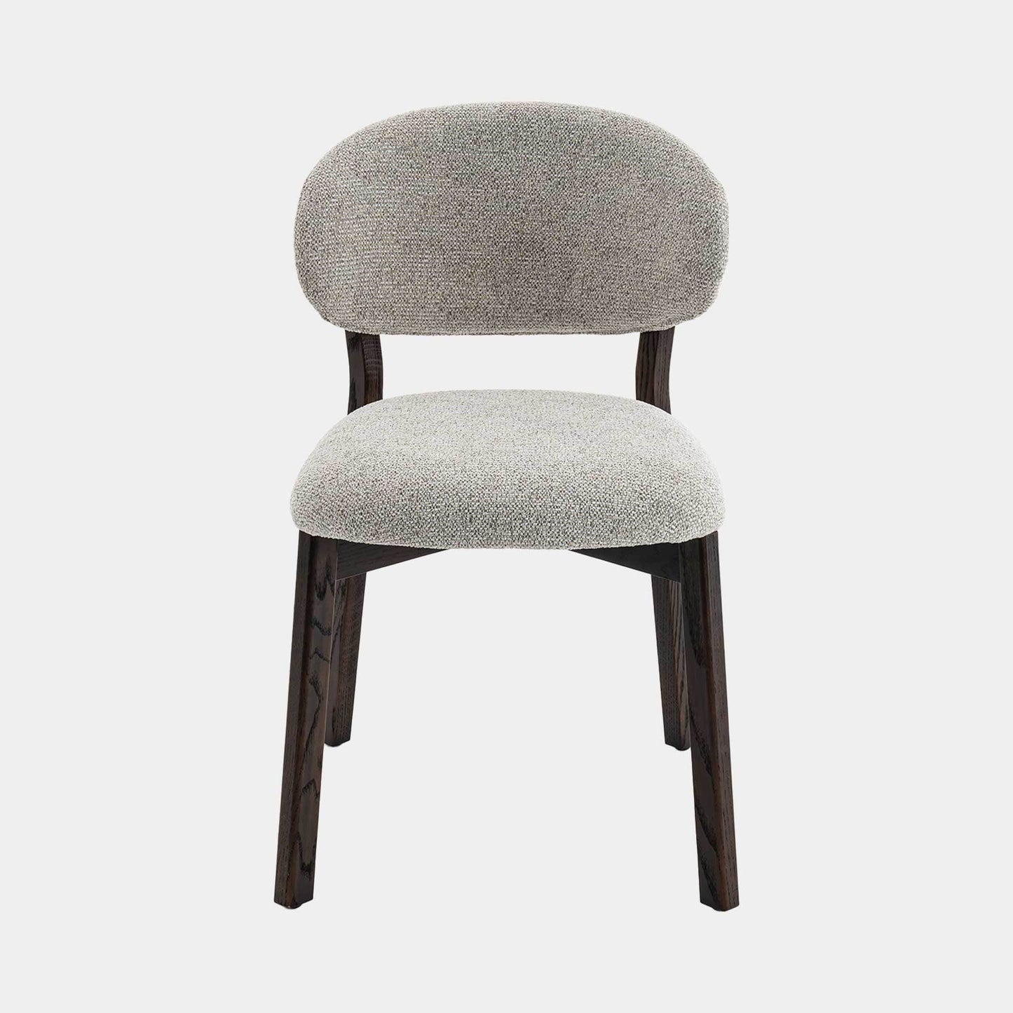 Albany - Dining Chair In Fabric With Dark Oak Legs