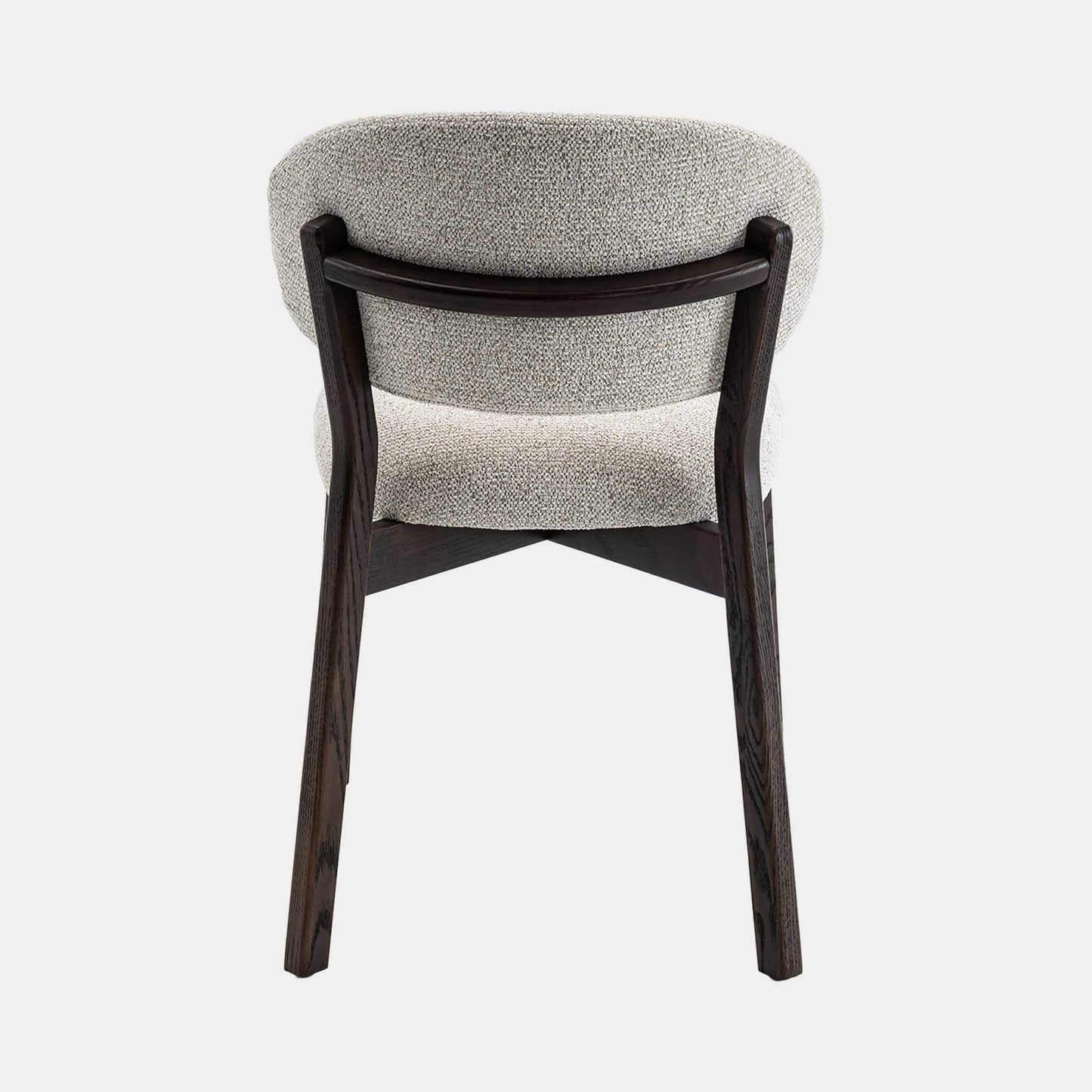 Albany - Dining Chair In Fabric With Dark Oak Legs