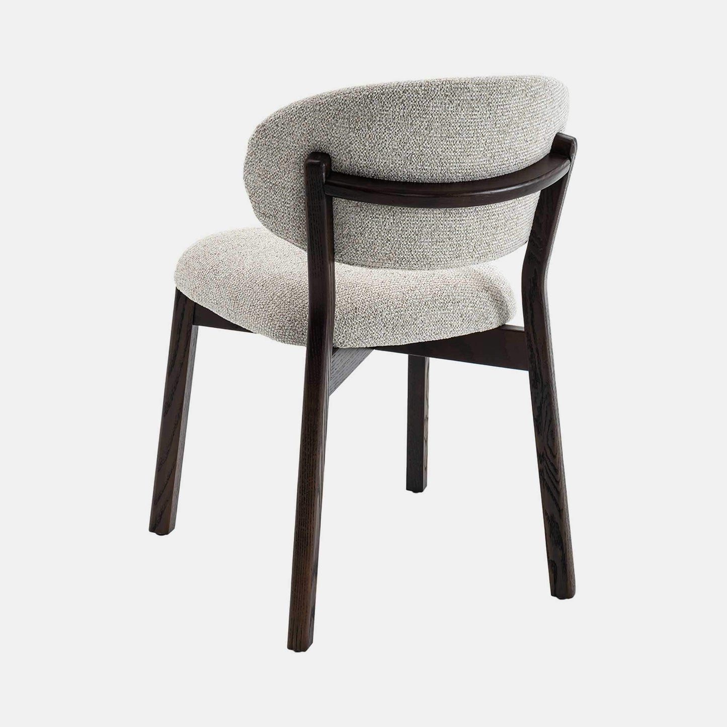Albany - Dining Chair In Fabric With Dark Oak Legs